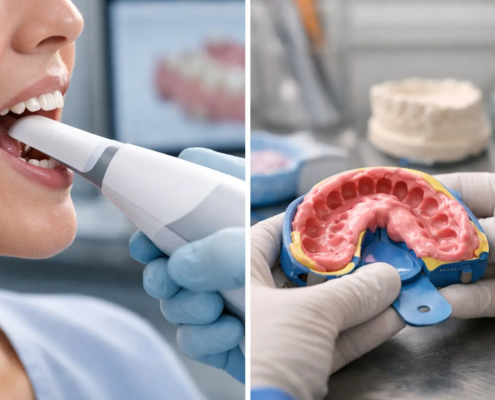 Escáner intraoral vs impresión tradicional