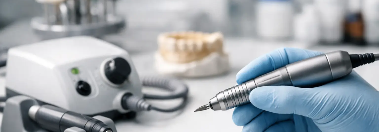 Cómo elegir un micromotor dental para laboratorio