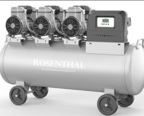 Compresor libre de aceite de 3 hp y 100L horizontal Rosenthal