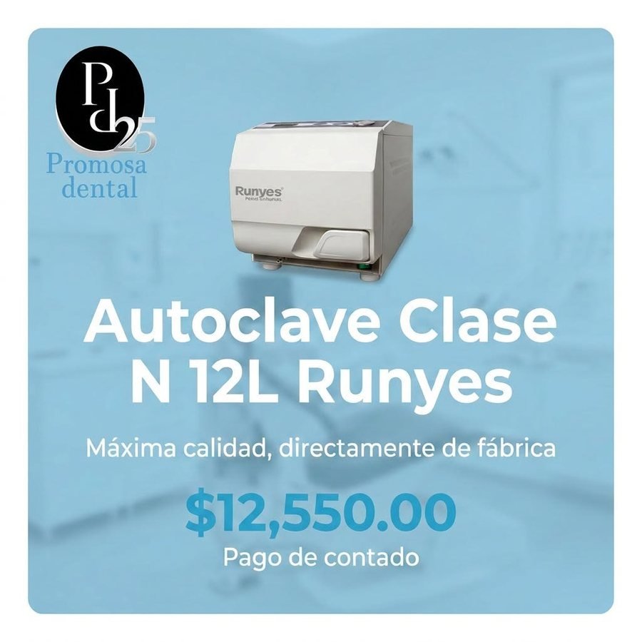Autoclave Clase N de 12 litros Runyes en $12,550 de contado